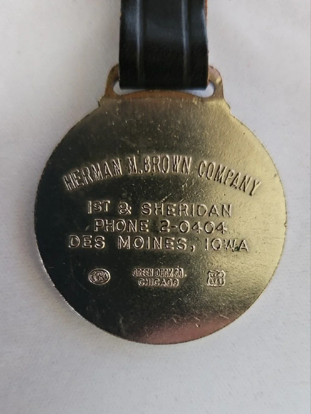 Vintage Koehring Heavy Equipment Adverting Pocketwatch Fob